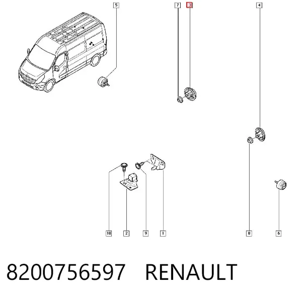  8200756597 Renault (RVI)