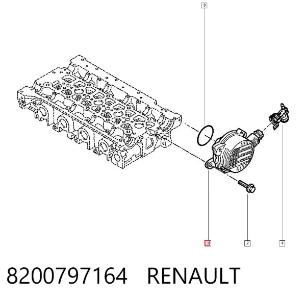Вакуумный насос 8200797164 Renault (RVI)