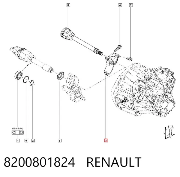  8200801824 Renault (RVI)