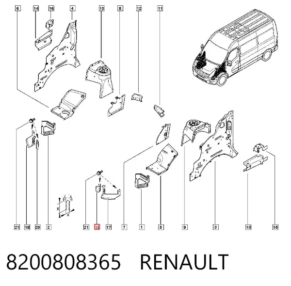  8200808365 Renault (RVI)