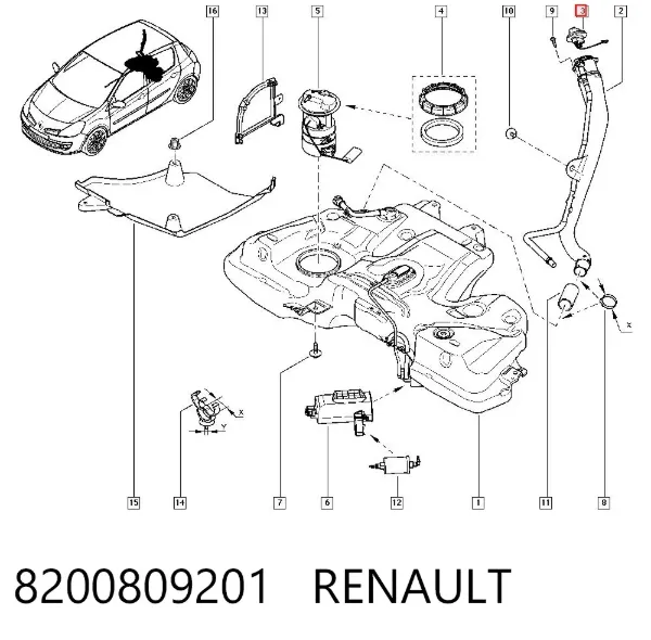  8200809201 Renault (RVI)