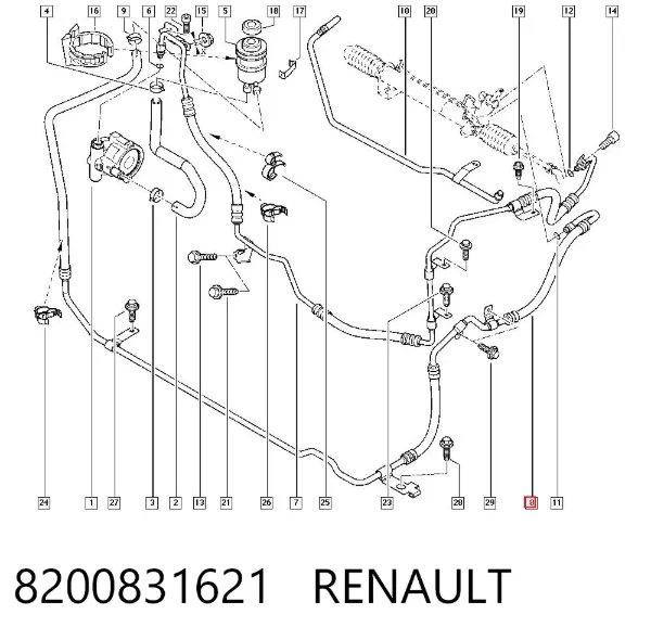  8200831621 Renault (RVI)
