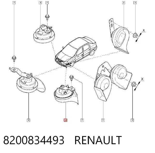  8200834493 Renault (RVI)