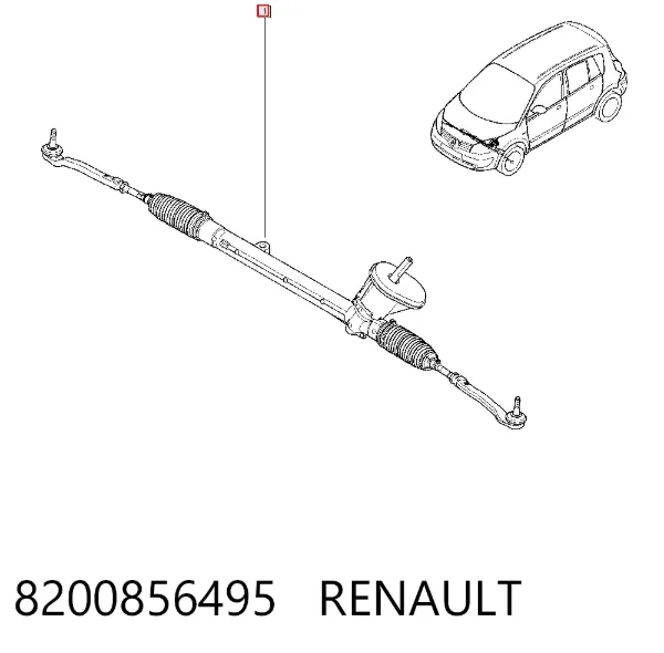 Рулевая рейка 8200856495 Renault (RVI)