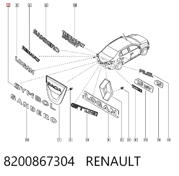  8200867304 Renault (RVI)