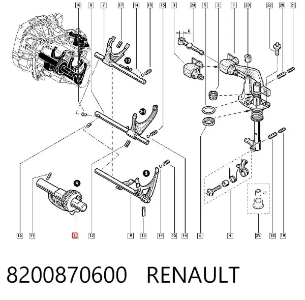  8200870600 Renault (RVI)