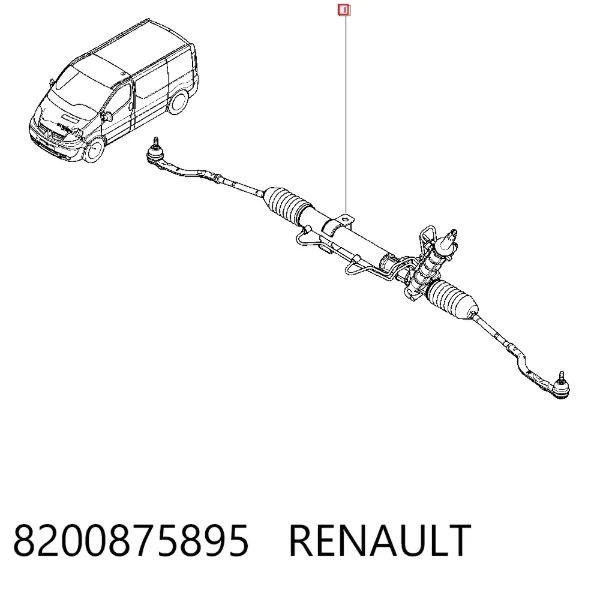 Рулевая рейка 8200875895 Renault (RVI)