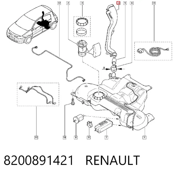  8200891421 Renault (RVI)