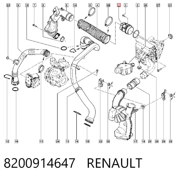 ДМРВ 8200914647 Renault (RVI)