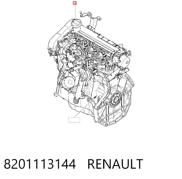 Двигатель 8201113144 Renault (RVI)