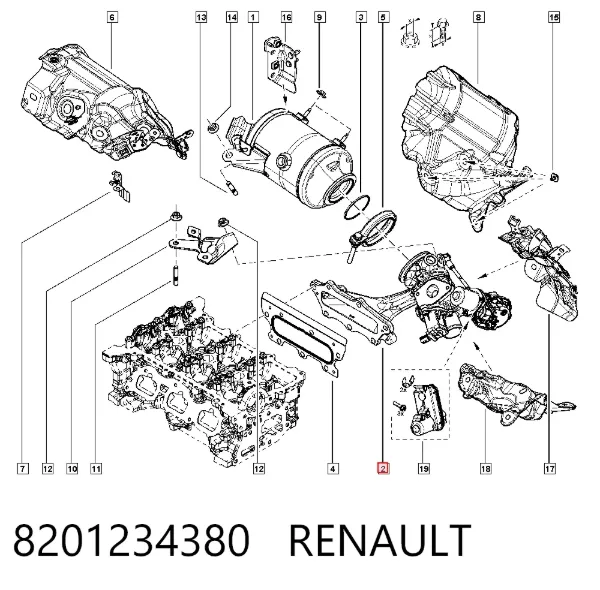 Турбина 8201234380 Renault (RVI)