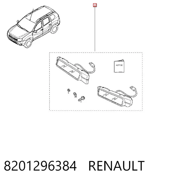 Противотуманки 8201296384 Renault (RVI)