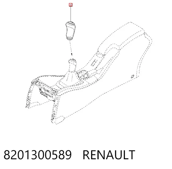 Ручка КПП 8201300589 Renault (RVI)