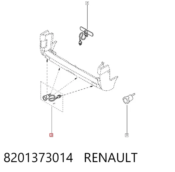 Парктроники задние 8201373014 Renault (RVI)
