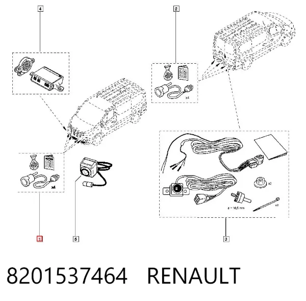 Парктроник 8201537464 Renault (RVI)