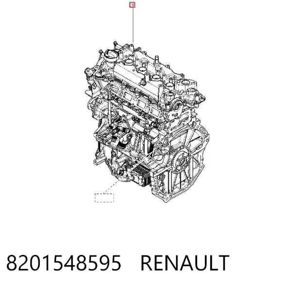 Двигатель 8201548595 Renault (RVI)