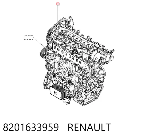 Двигатель 8201633959 Renault (RVI)