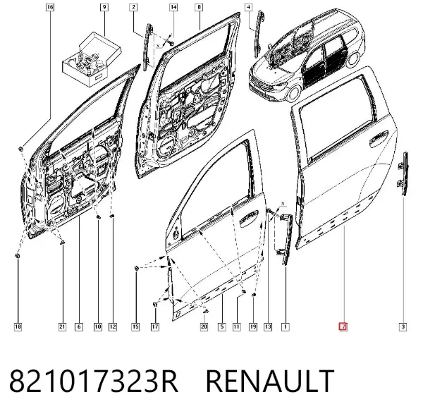  821017323R Renault (RVI)