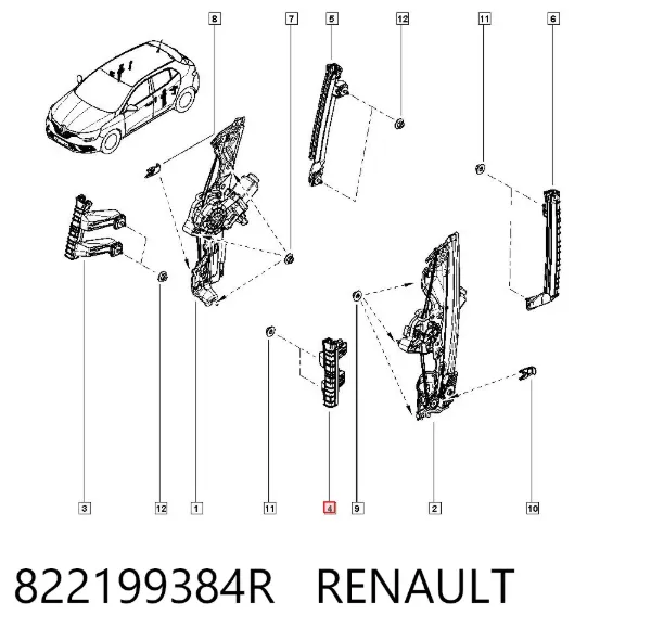  822199384R Renault (RVI)