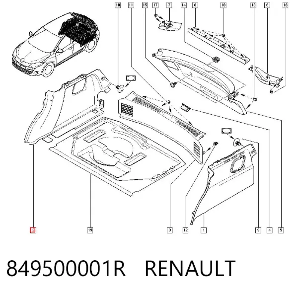  849500001R Renault (RVI)