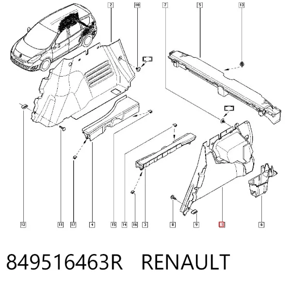  849516463R Renault (RVI)