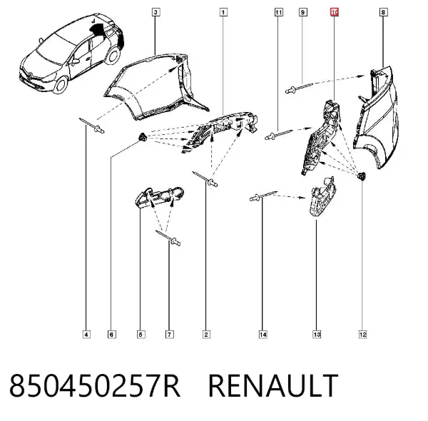  850450257R Renault (RVI)