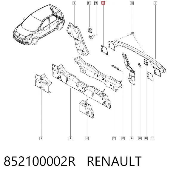  852100002R Renault (RVI)
