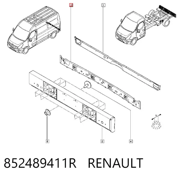 852489411R Renault (RVI)