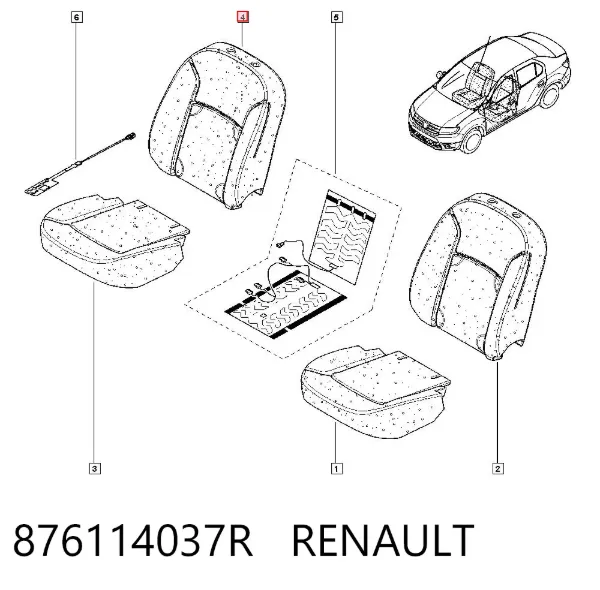  876114037R Renault (RVI)