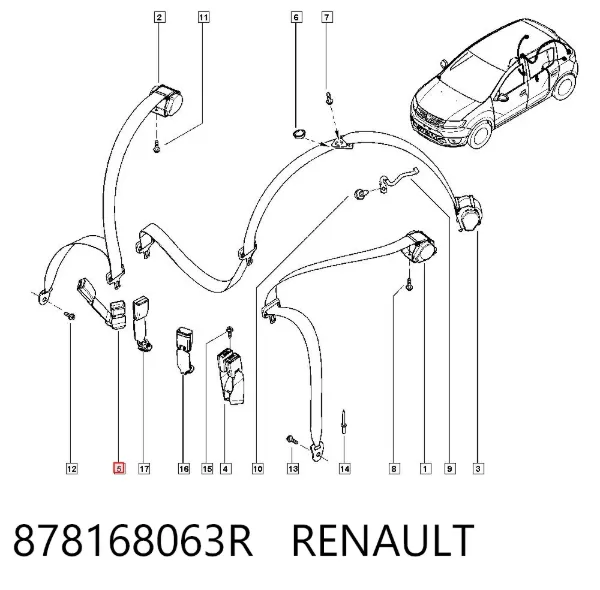  878168063R Renault (RVI)