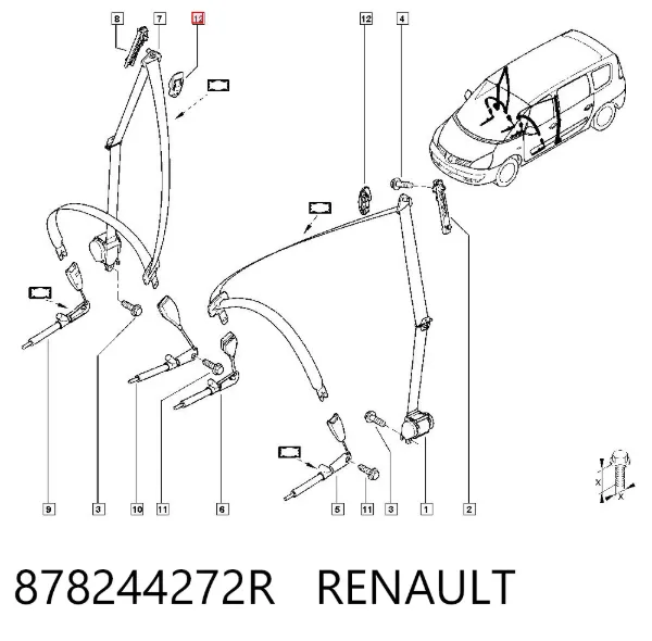  878244272R Renault (RVI)