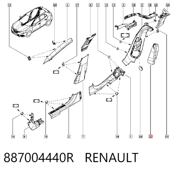  887004440R Renault (RVI)