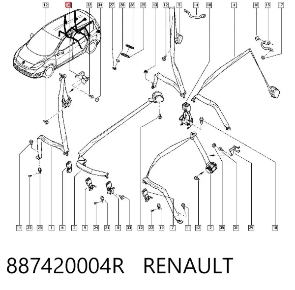  887420004R Renault (RVI)
