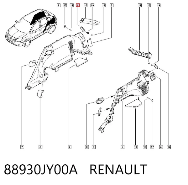  88930JY00A Renault (RVI)