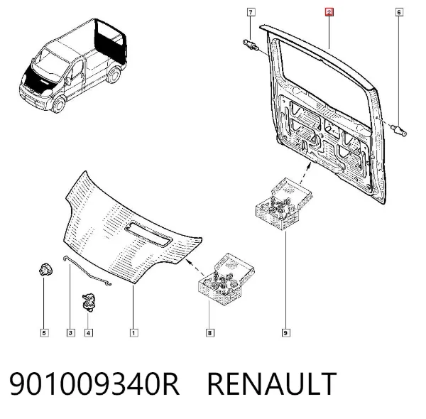 Ляда 901009340R Renault (RVI)
