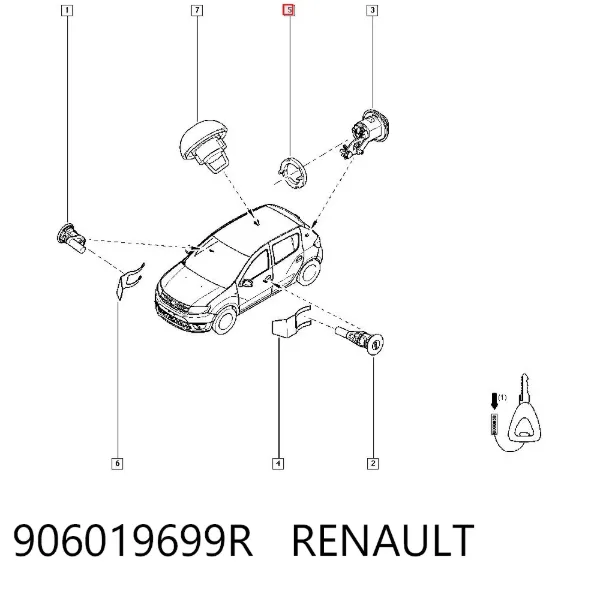 Втулка шкворня 906019699R Renault (RVI)