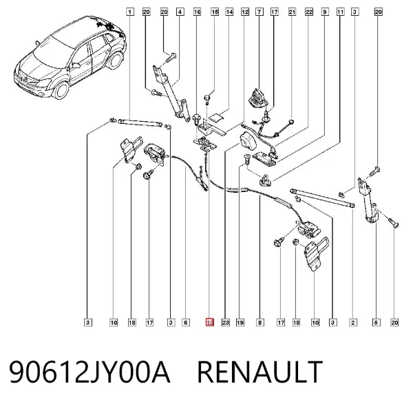  90612JY00A Renault (RVI)