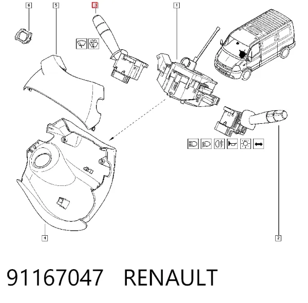 91167047 Renault (RVI)