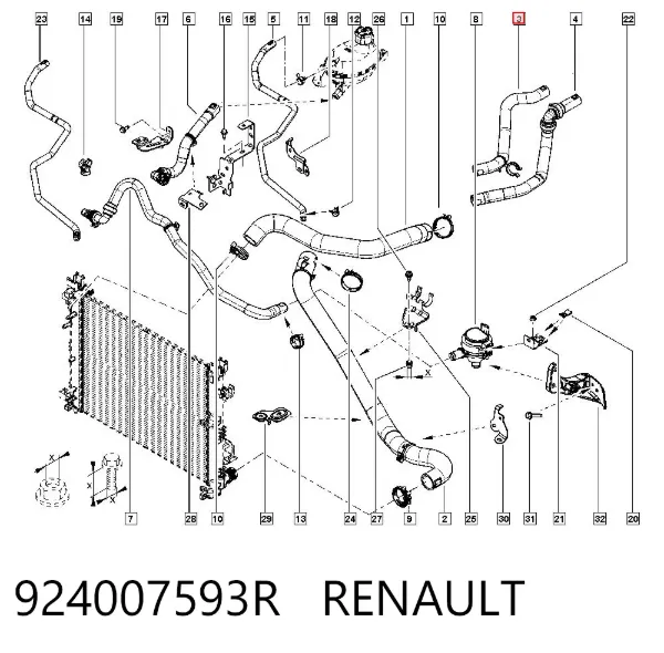  924007593R Renault (RVI)