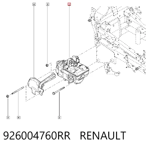 Компрессор кондиционера 926004760RR Renault (RVI)