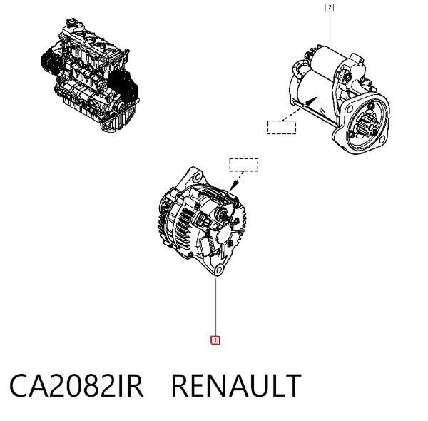 Генератор CA2082IR Renault (RVI)