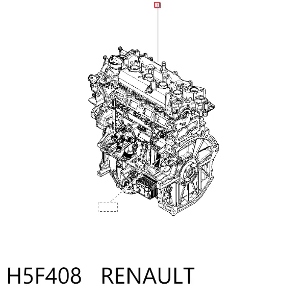 Двигатель H5F408 Renault (RVI)