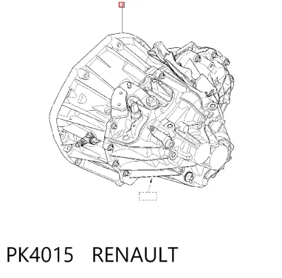 КПП в сборе (механическая коробка передач) RENAULT PK4015