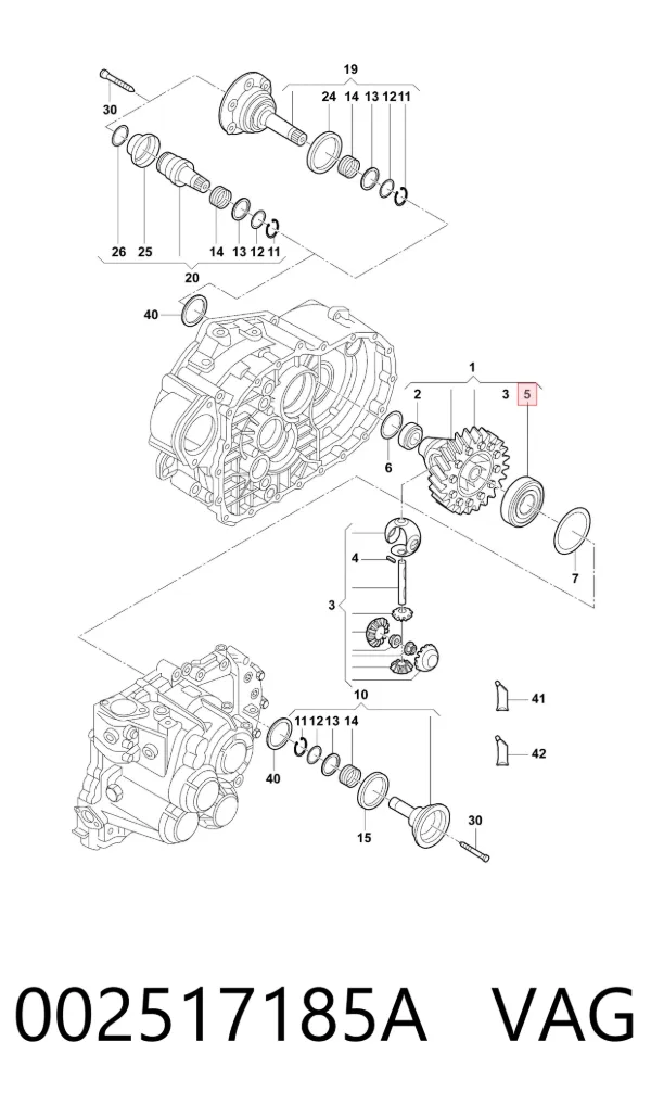 Подшипник КПП Audi Q5 8RB