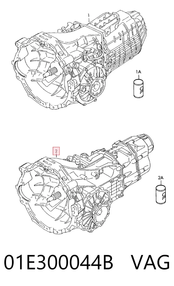 КПП 01E300044B VAG