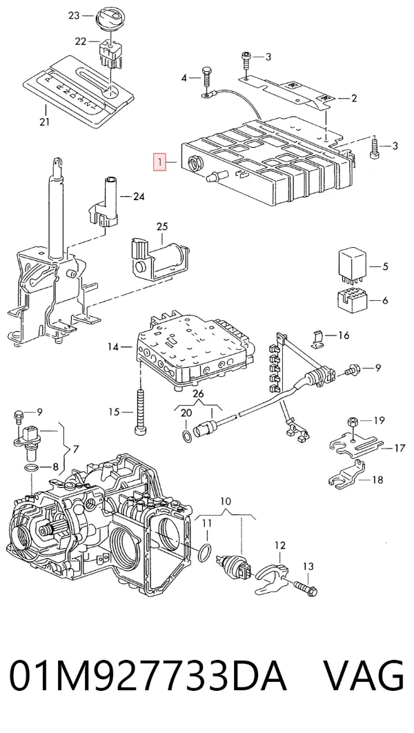  01M927733DA VAG