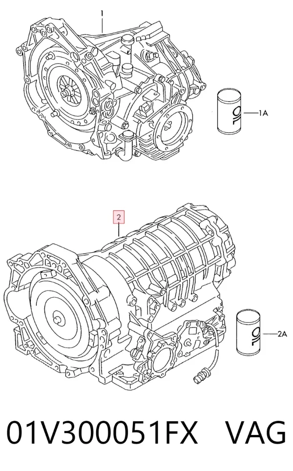 АКПП 01V300051FX VAG