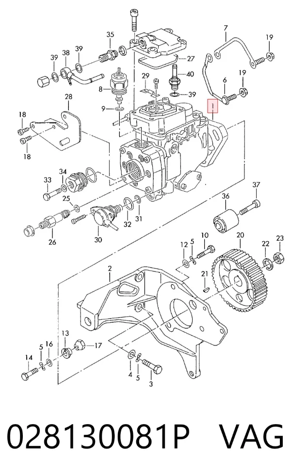 ТНВД Volkswagen Lupo 6X, 6E