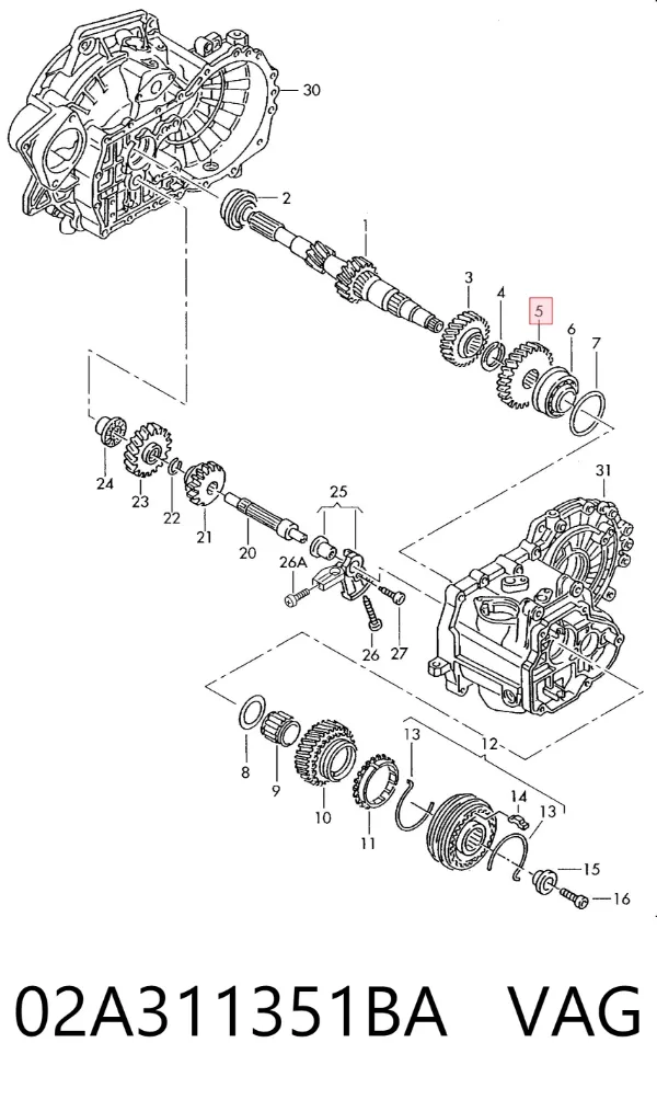  02A311351BA VAG