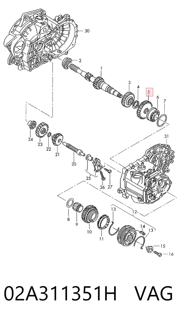  02A311351H VAG
